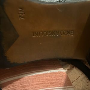 Black leather tall boots